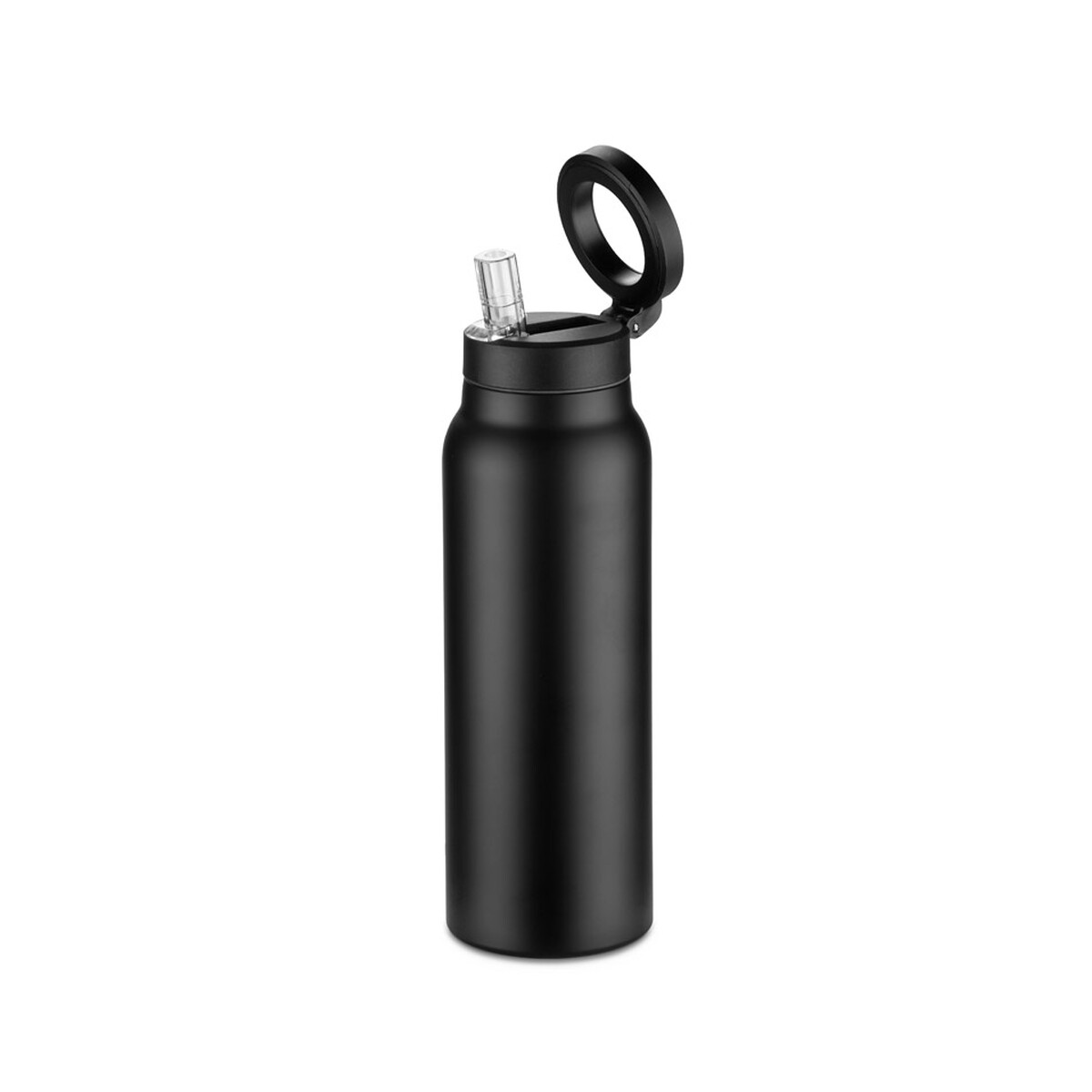 Butelki z logo – butelka termiczna z uchwytem magnetycznym maghold 700 ml – czarna 16253-02 Butelka termiczna z uchwytem magnetycznym MAGHOLD 700 ml - czarna 16253-02