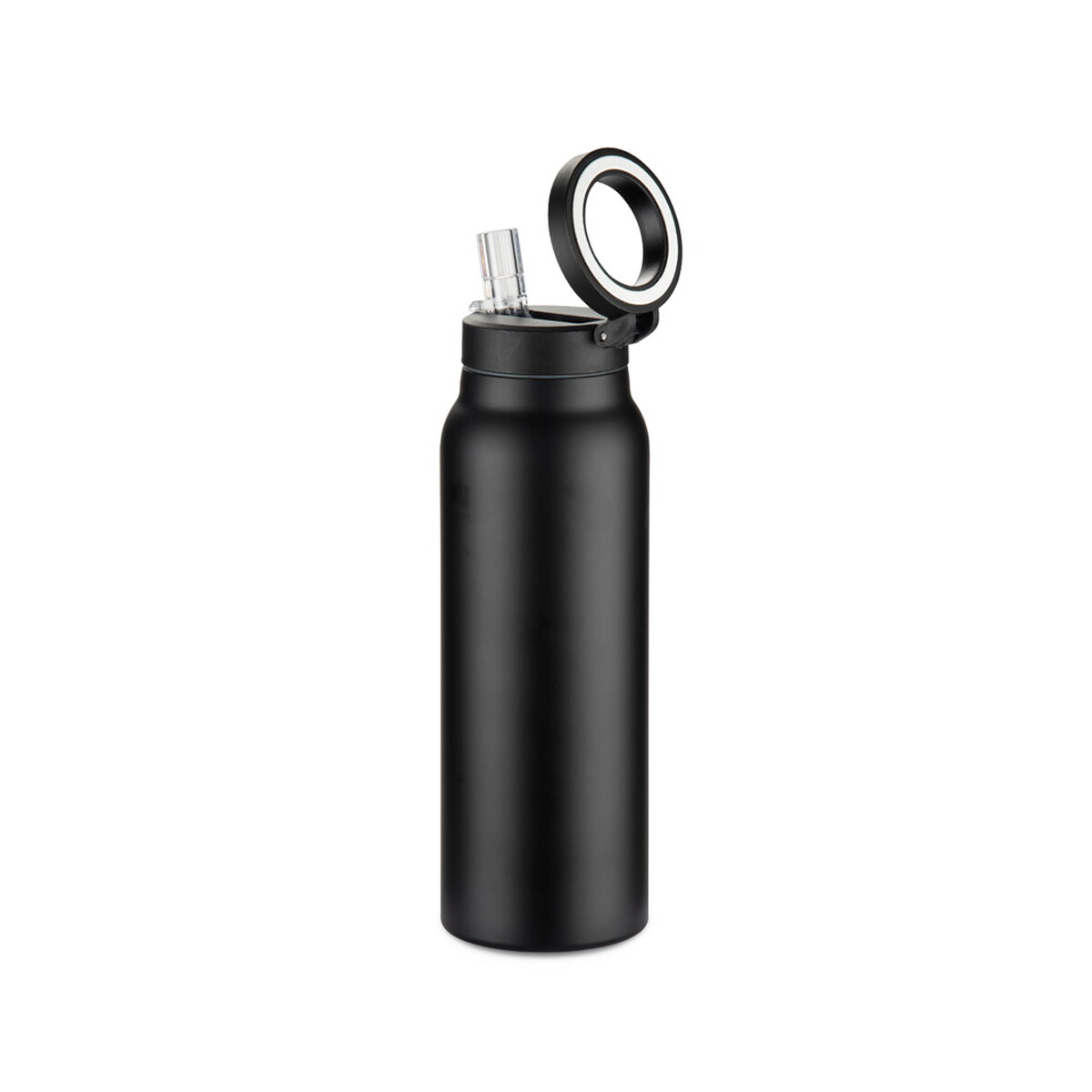 Butelki z logo – butelka termiczna z uchwytem magnetycznym maghold 700 ml – czarna 16253-02_e Butelka termiczna z uchwytem magnetycznym MAGHOLD 700 ml - czarna 16253-02_e