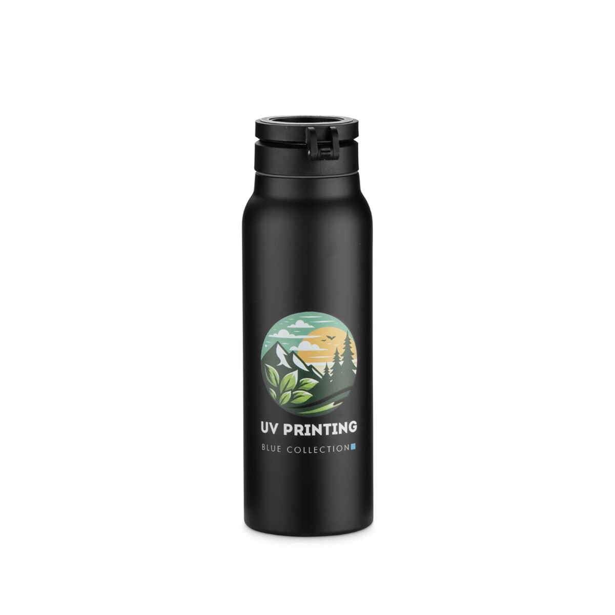 Butelki z logo – butelka termiczna z uchwytem magnetycznym maghold 700 ml – czarna 16253-02_zuv Butelka termiczna z uchwytem magnetycznym MAGHOLD 700 ml - czarna 16253-02_zuv