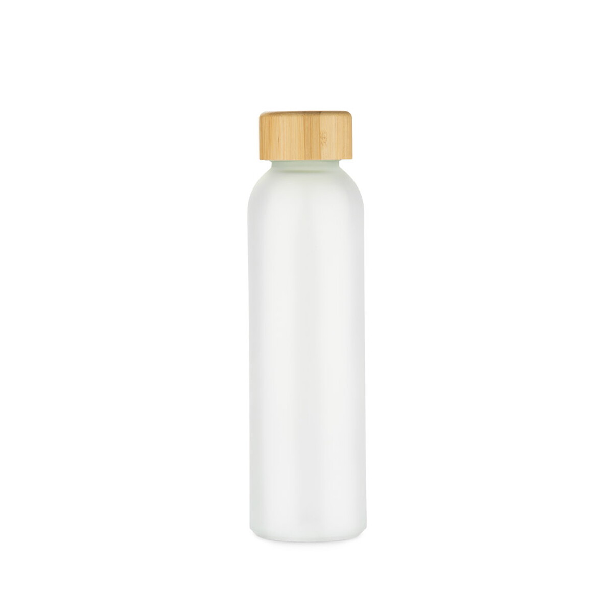 Butelki z logo – butelka z recyklingowanego szkła nillo 500 ml – biała 16259-01_ep Butelka z recyklingowanego szkła NILLO 500 ml - biała 16259-01_ep