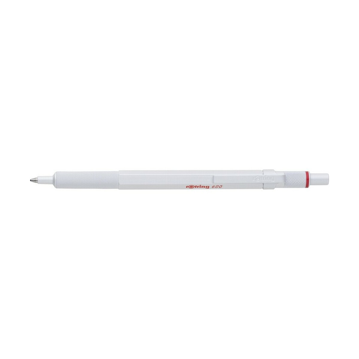 Długopisy metalowe z logo – długopis rotring 600 – biały VA841-02_AAB01 Długopis rOtring 600 - biały VA841-02_AAB01