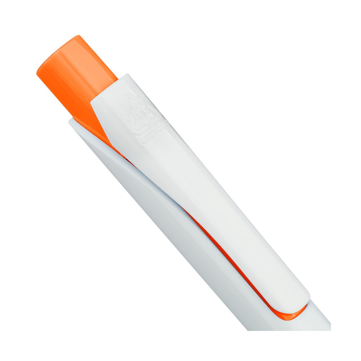 Długopisy plastikowe z logo – długopis – pomarańczowy VB293-07_IDE02 Długopis - pomarańczowy VB293-07_IDE02