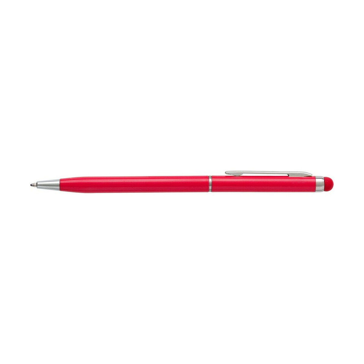 Długopisy touch z logo – długopis, touch pen – czerwony V3183-05_IBR01 Długopis, touch pen - czerwony V3183-05_IBR01