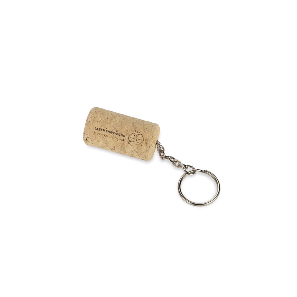Gadżety do wina z logo – brelok wine – beżowy 17928-17_zg Brelok WINE - beżowy 17928-17_zg