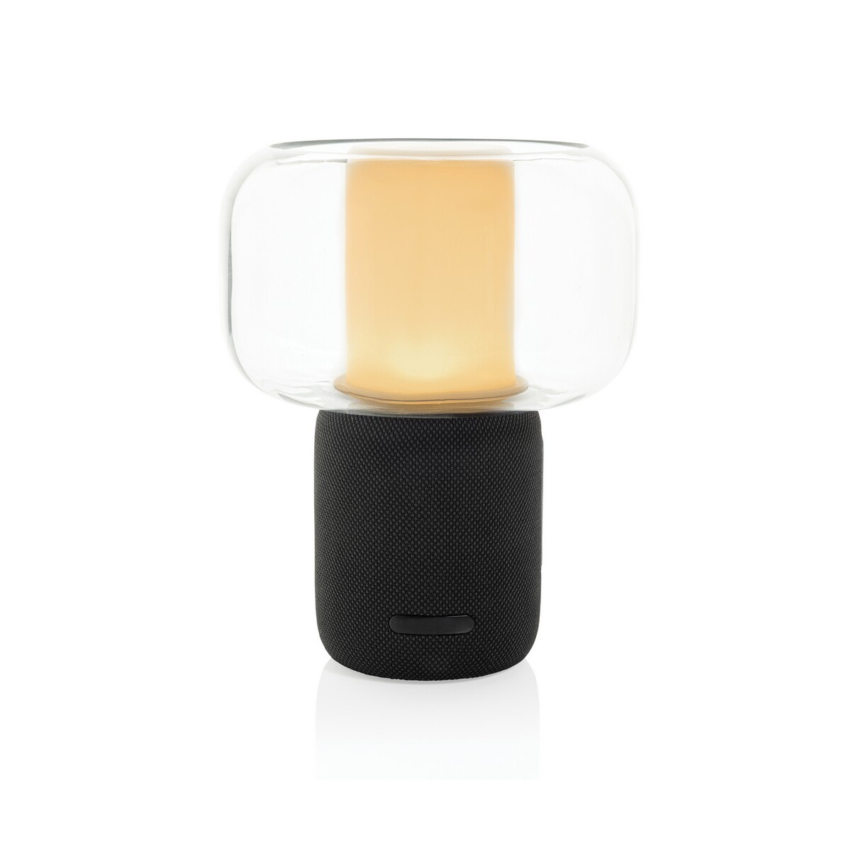 Głośniki z logo – głośnik bezprzewodowy 10w, lampka na biurko – czarna P331.1501__B_2 Głośnik bezprzewodowy 10W, lampka na biurko - czarna P331.1501__B_2