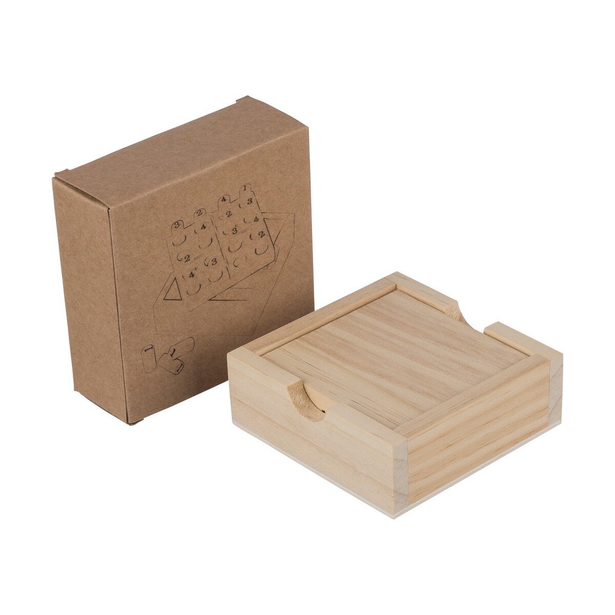 Gry z logo – mini zestaw sudoku, gra – brązowa VB109-16_AAA02 Mini zestaw Sudoku, gra - brązowa VB109-16_AAA02
