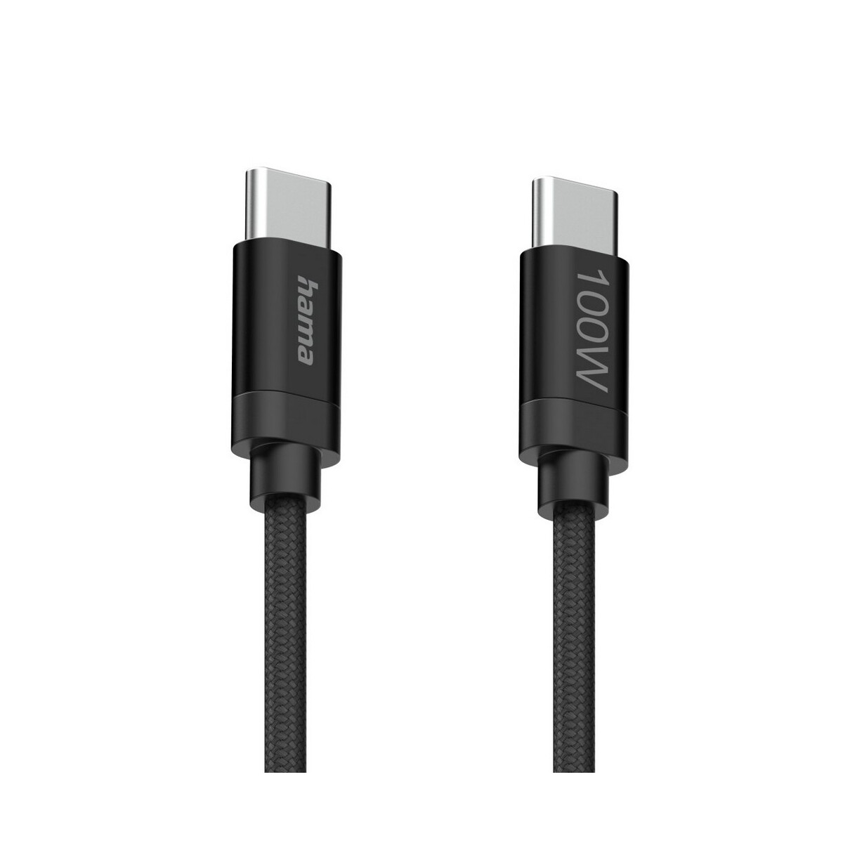 Kable USB z logo – kabel do ładowania hama 100w – czarny VH018-03_IDE04 Kabel do ładowania Hama 100W - czarny VH018-03_IDE04