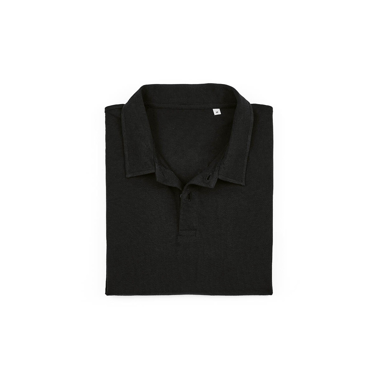 Koszulki polo z logo – ipanema short sleeve jersey polo shirt. 100% org. cotton. 160gsm – black ATS005_103-front-A Ipanema short sleeve jersey polo shirt. 100% org. cotton. 160gsm - Black ATS005_103-front-A