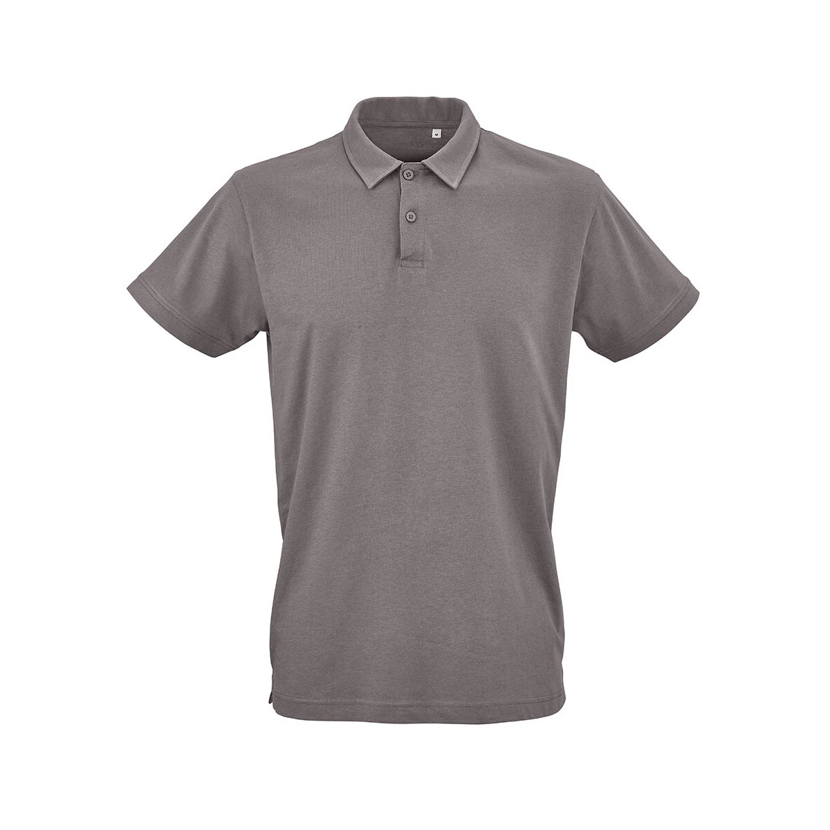 Ipanema short sleeve jersey polo shirt. 100% org. cotton. 160gsm - Grey ATS005_113-front