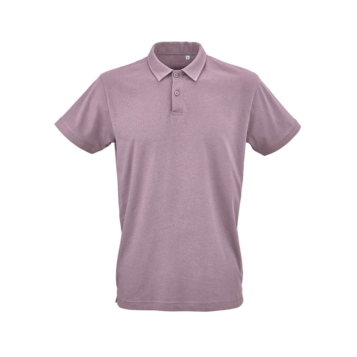 Ipanema short sleeve jersey polo shirt. 100% org. cotton. 160gsm - Lilac ATS005_142-front