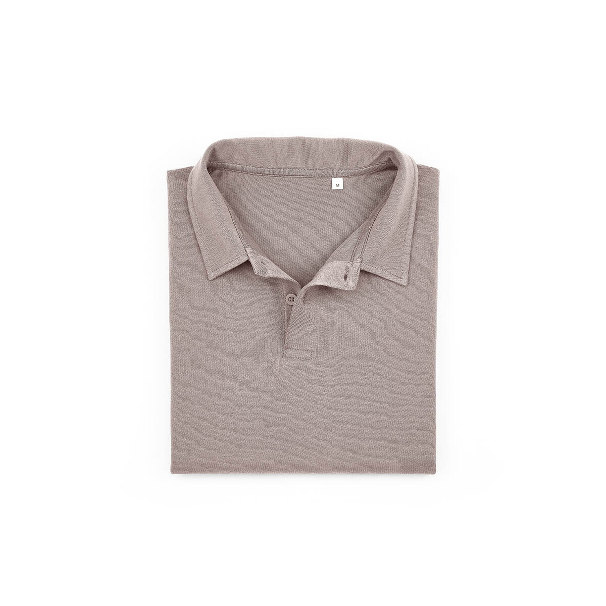 Koszulki polo z logo – ipanema short sleeve jersey polo shirt. 100% org. cotton. 160gsm – taupe ATS005_141-front-A Ipanema short sleeve jersey polo shirt. 100% org. cotton. 160gsm - Taupe ATS005_141-front-A