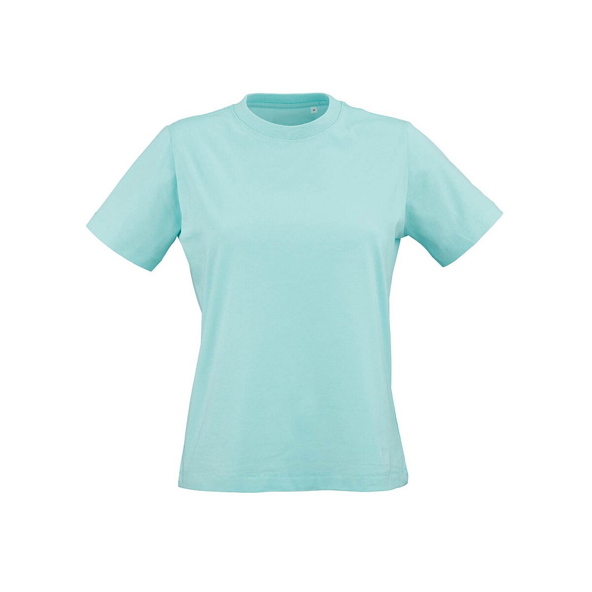 Koszulki z logo – copacabana w women’s jersey t-shirt. 100% organic cotton. 165gsm – light green ATS002_119-front Copacabana W Women's jersey t-shirt. 100% organic cotton. 165gsm - Light green ATS002_119-front