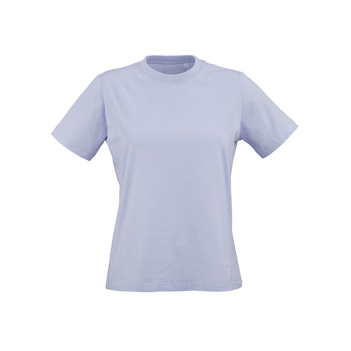 Koszulki z logo – copacabana w women’s jersey t-shirt. 100% organic cotton. 165gsm – pastel blue ATS002_164-front Copacabana W Women's jersey t-shirt. 100% organic cotton. 165gsm - Pastel blue ATS002_164-front