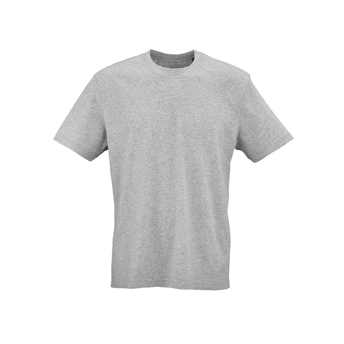 Maya jersey t-shirt. 100% organic cotton. 180gsm. Made in PT - Heather grey ATS003_163-front