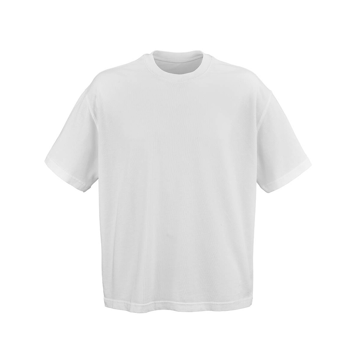 Paloma oversized t-shirt. 100% organic cotton. 240gsm. Made in PT - Biały ATS004_106-front