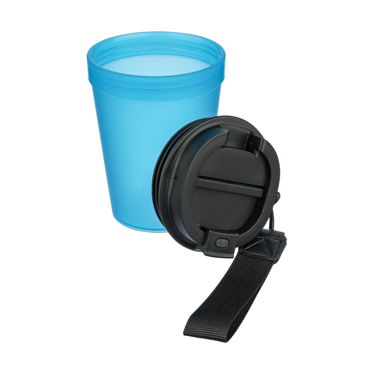 Kubki termiczne z logo – kubek podróżny 350 ml – błękitny VB287-23_AAA02 Kubek podróżny 350 ml - błękitny VB287-23_AAA02