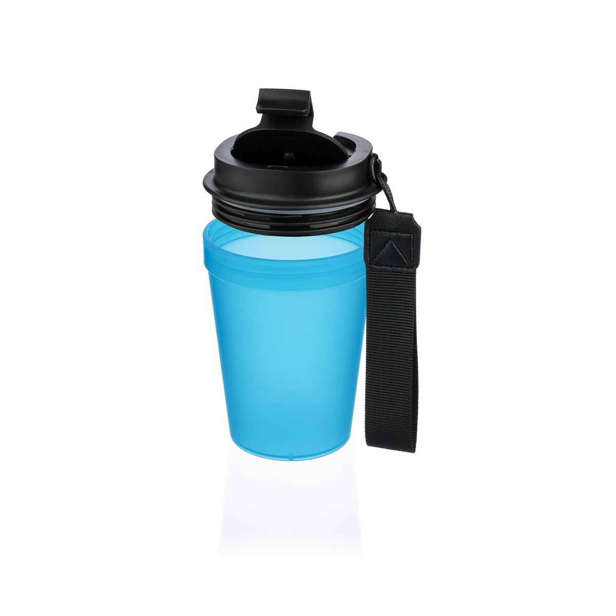 Kubki termiczne z logo – kubek podróżny 350 ml – błękitny VB287-23_AAA03 Kubek podróżny 350 ml - błękitny VB287-23_AAA03