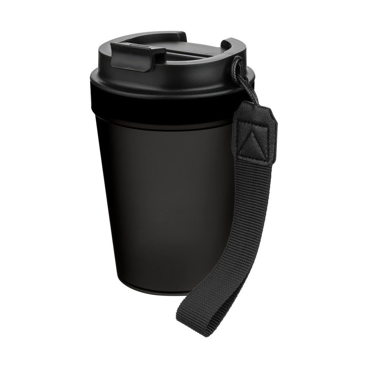 Kubki termiczne z logo – kubek podróżny 350 ml – czarny VB287-03_AAA03 Kubek podróżny 350 ml - czarny VB287-03_AAA03