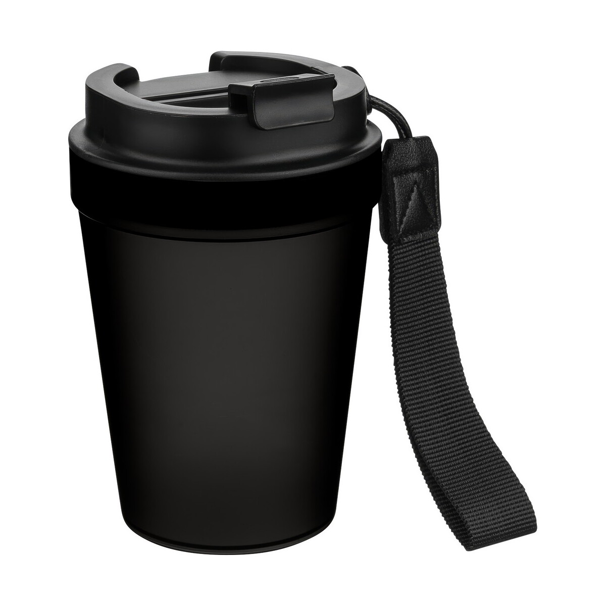 Kubki termiczne z logo – kubek podróżny 350 ml – czarny VB287-03_AAA10 Kubek podróżny 350 ml - czarny VB287-03_AAA10