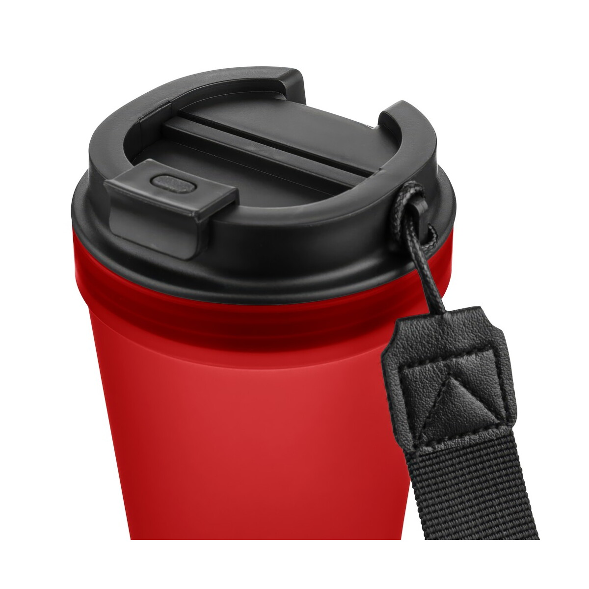 Kubki termiczne z logo – kubek podróżny 350 ml – czerwony VB287-05_AAA05 Kubek podróżny 350 ml - czerwony VB287-05_AAA05