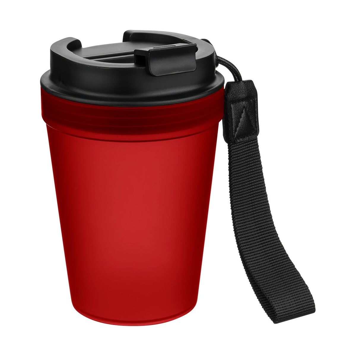 Kubki termiczne z logo – kubek podróżny 350 ml – czerwony VB287-05_AAA10 Kubek podróżny 350 ml - czerwony VB287-05_AAA10