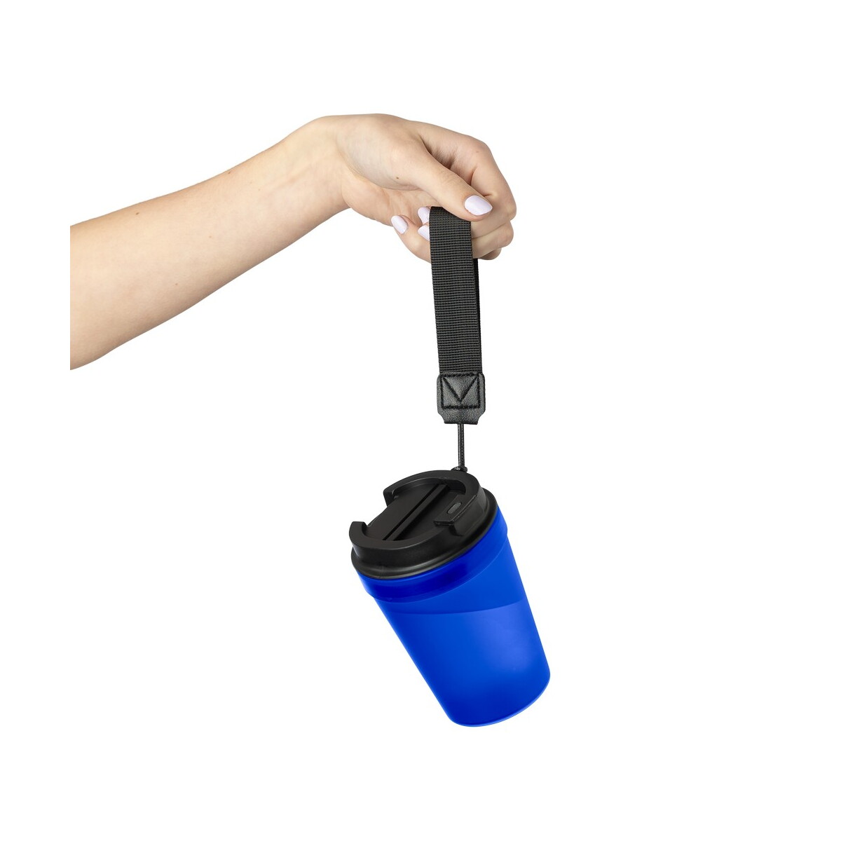 Kubki termiczne z logo – kubek podróżny 350 ml – granatowy VB287-04_AAA08 Kubek podróżny 350 ml - granatowy VB287-04_AAA08