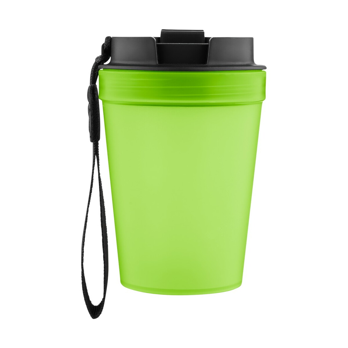 Kubki termiczne z logo – kubek podróżny 350 ml – limonkowy VB287-09_IBK01 Kubek podróżny 350 ml - limonkowy VB287-09_IBK01