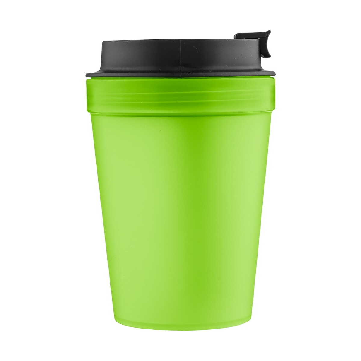 Kubki termiczne z logo – kubek podróżny 350 ml – limonkowy VB287-09_ISL01 Kubek podróżny 350 ml - limonkowy VB287-09_ISL01