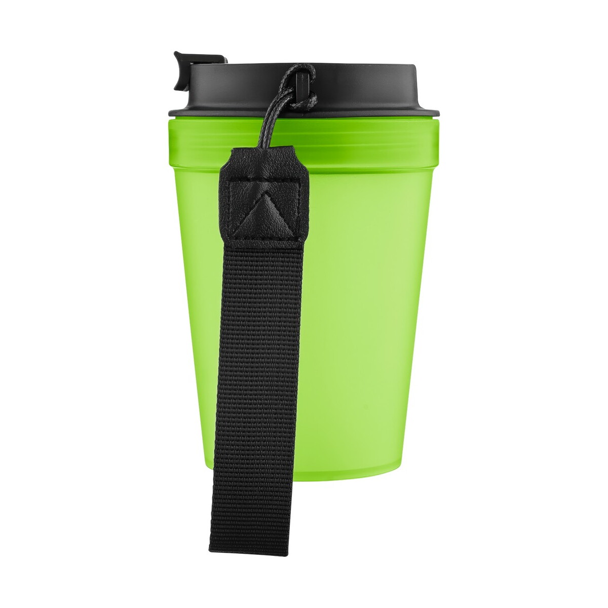 Kubki termiczne z logo – kubek podróżny 350 ml – limonkowy VB287-09_ISR01 Kubek podróżny 350 ml - limonkowy VB287-09_ISR01
