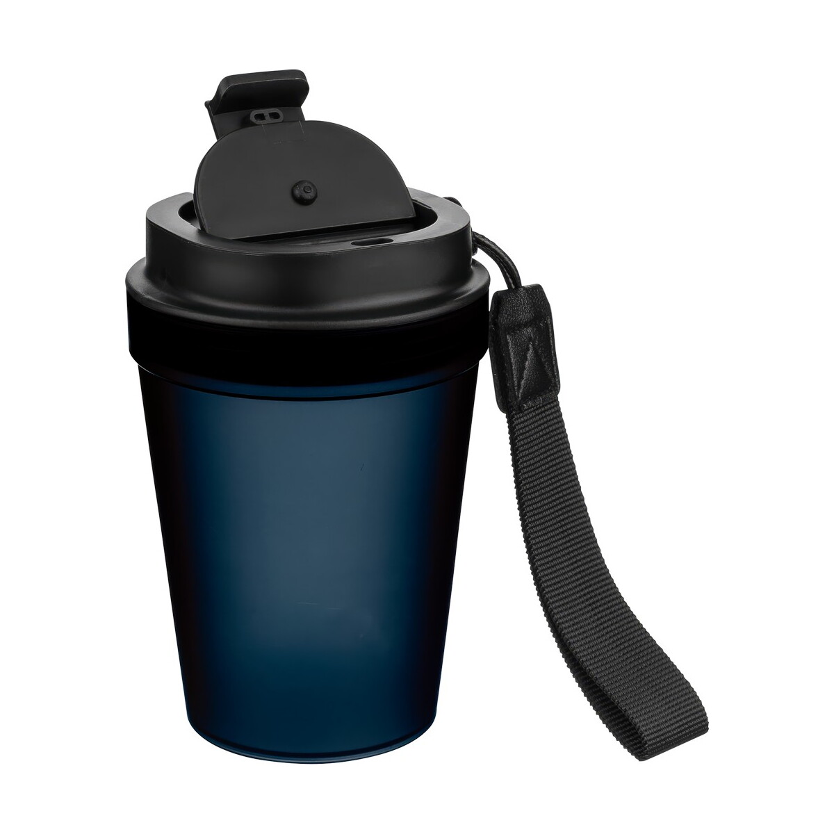 Kubki termiczne z logo – kubek podróżny 350 ml – niebieski VB287-11_AAA07 Kubek podróżny 350 ml - niebieski VB287-11_AAA07