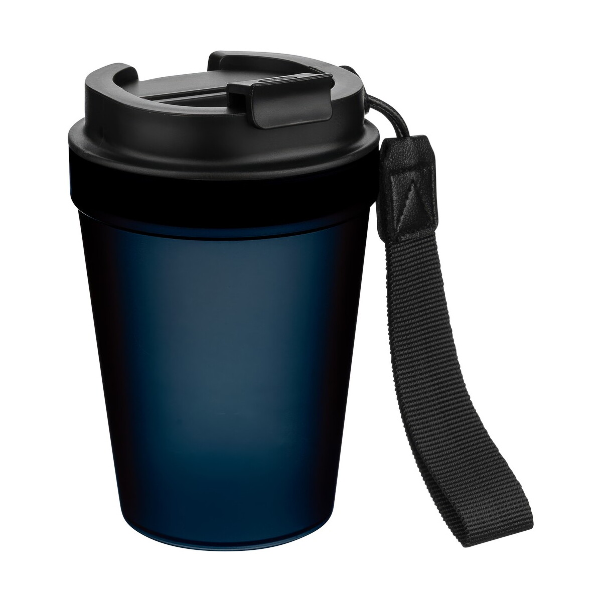 Kubki termiczne z logo – kubek podróżny 350 ml – niebieski VB287-11_AAA08 Kubek podróżny 350 ml - niebieski VB287-11_AAA08