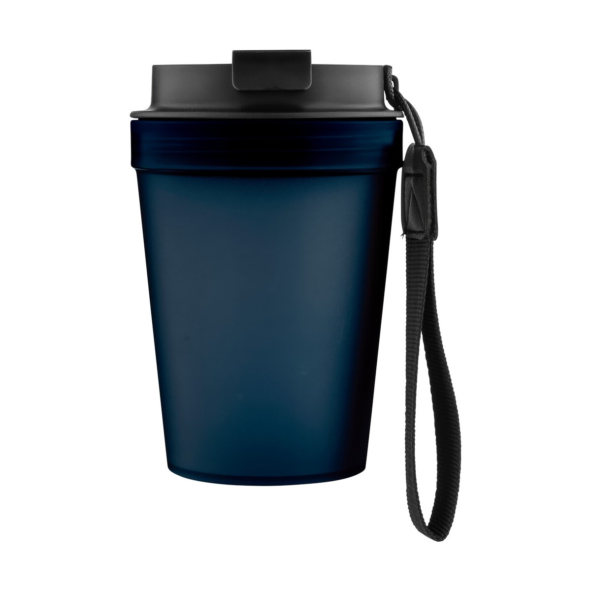 Kubki termiczne z logo – kubek podróżny 350 ml – niebieski VB287-11_AAB01 Kubek podróżny 350 ml - niebieski VB287-11_AAB01
