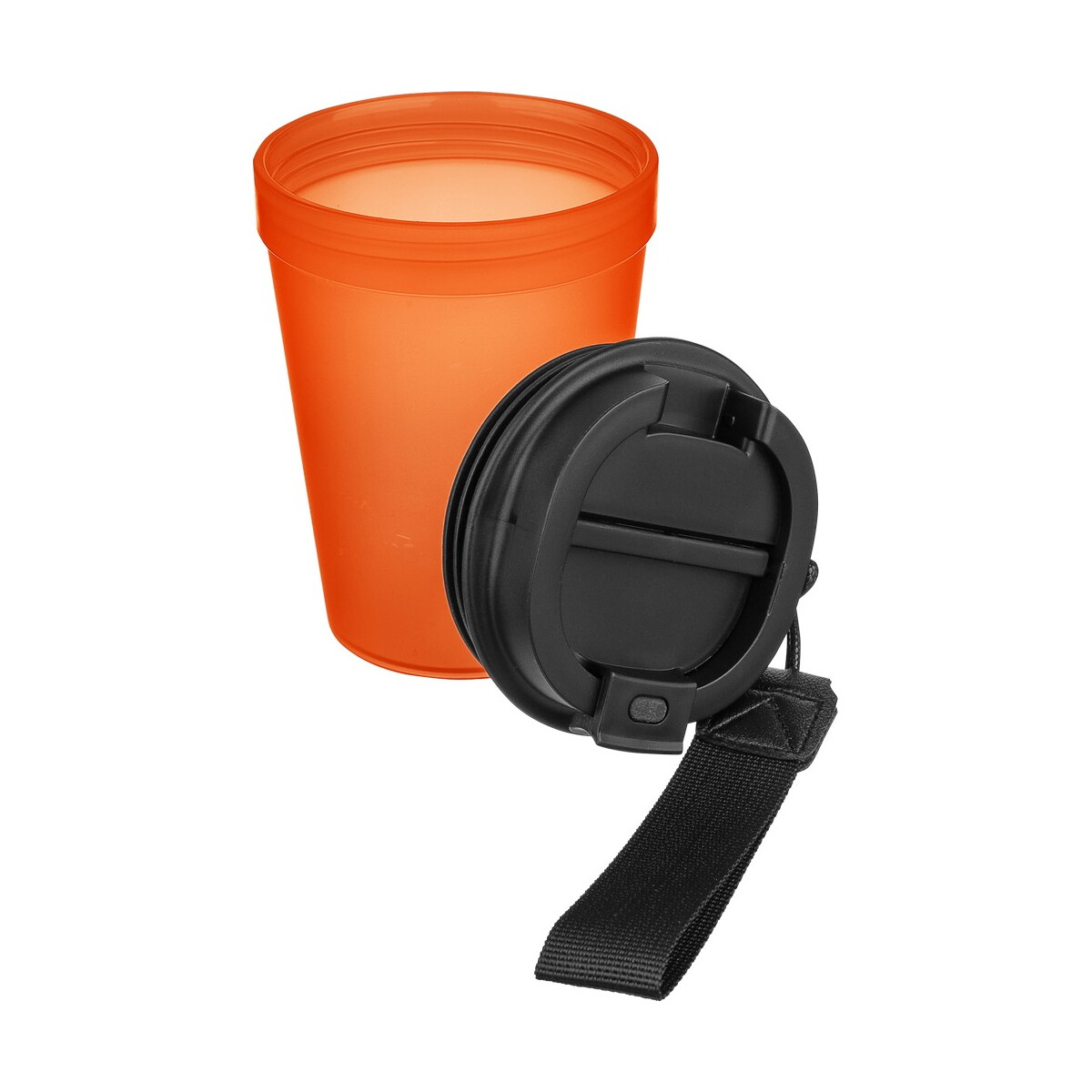 Kubki termiczne z logo – kubek podróżny 350 ml – pomarańczowy VB287-07_AAA02 Kubek podróżny 350 ml - pomarańczowy VB287-07_AAA02