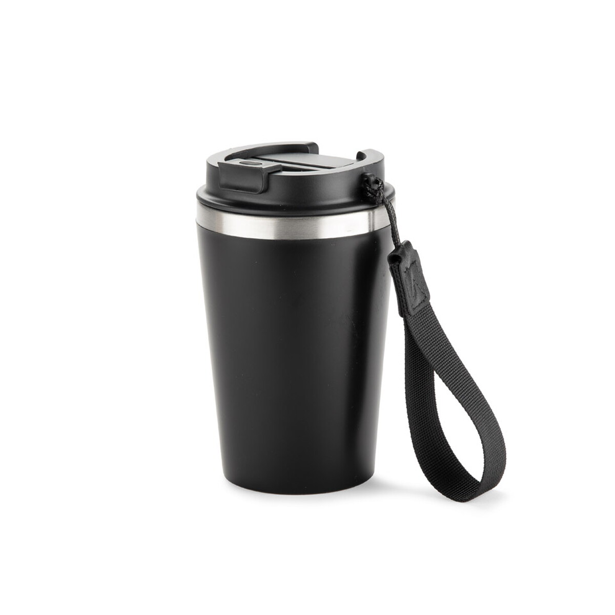 Kubki termiczne z logo – kubek sorso 350 ml – czarny 16055-02 Kubek SORSO 350 ml - czarny 16055-02