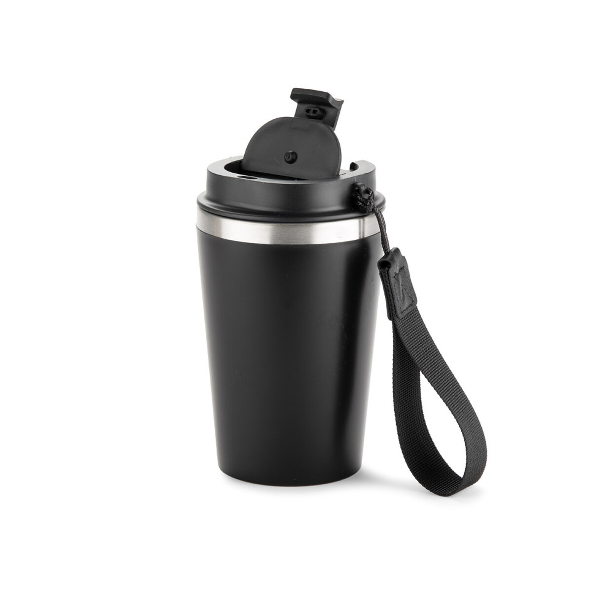 Kubki termiczne z logo – kubek sorso 350 ml – czarny 16055-02_d Kubek SORSO 350 ml - czarny 16055-02_d