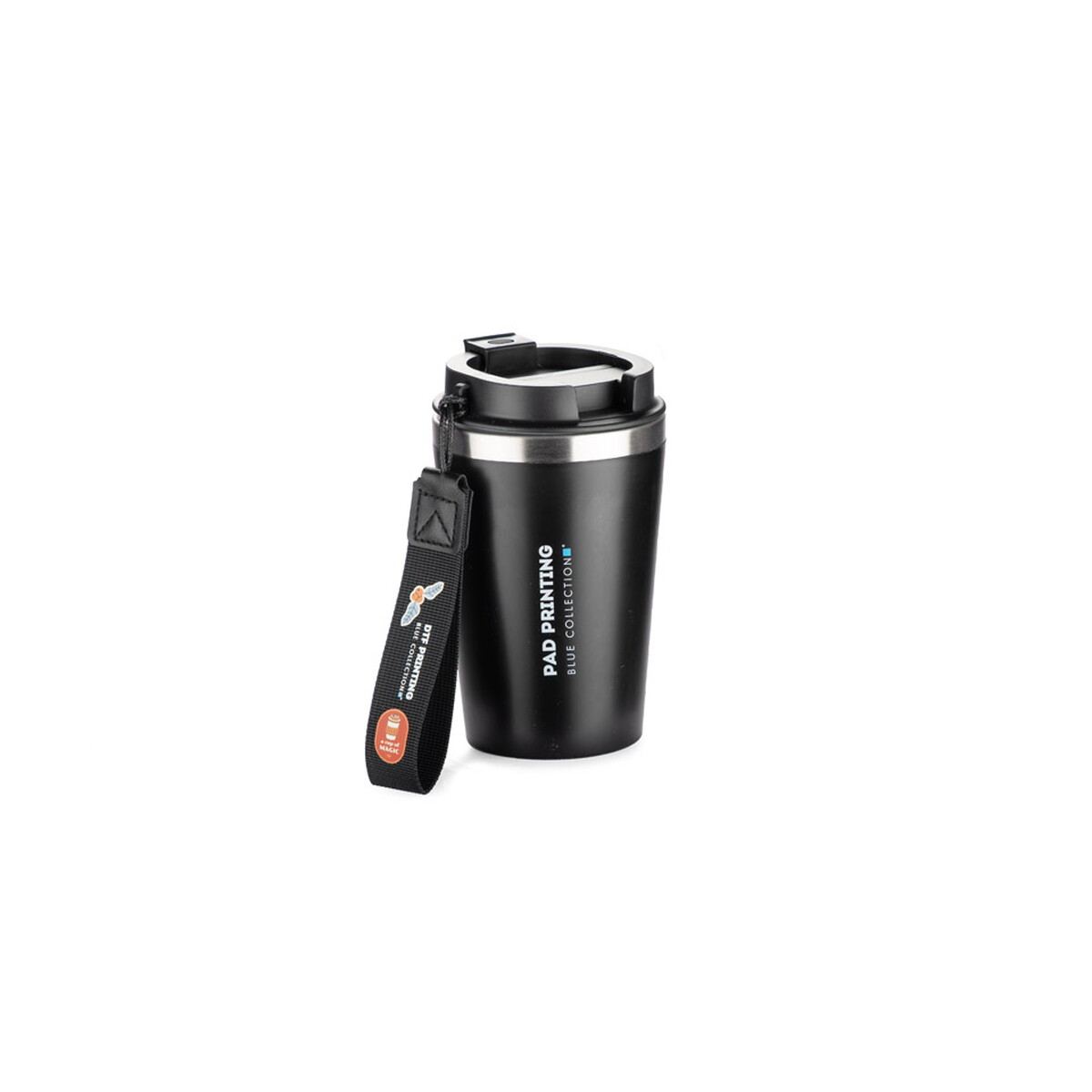 Kubki termiczne z logo – kubek sorso 350 ml – czarny 16055-02_zn Kubek SORSO 350 ml - czarny 16055-02_zn
