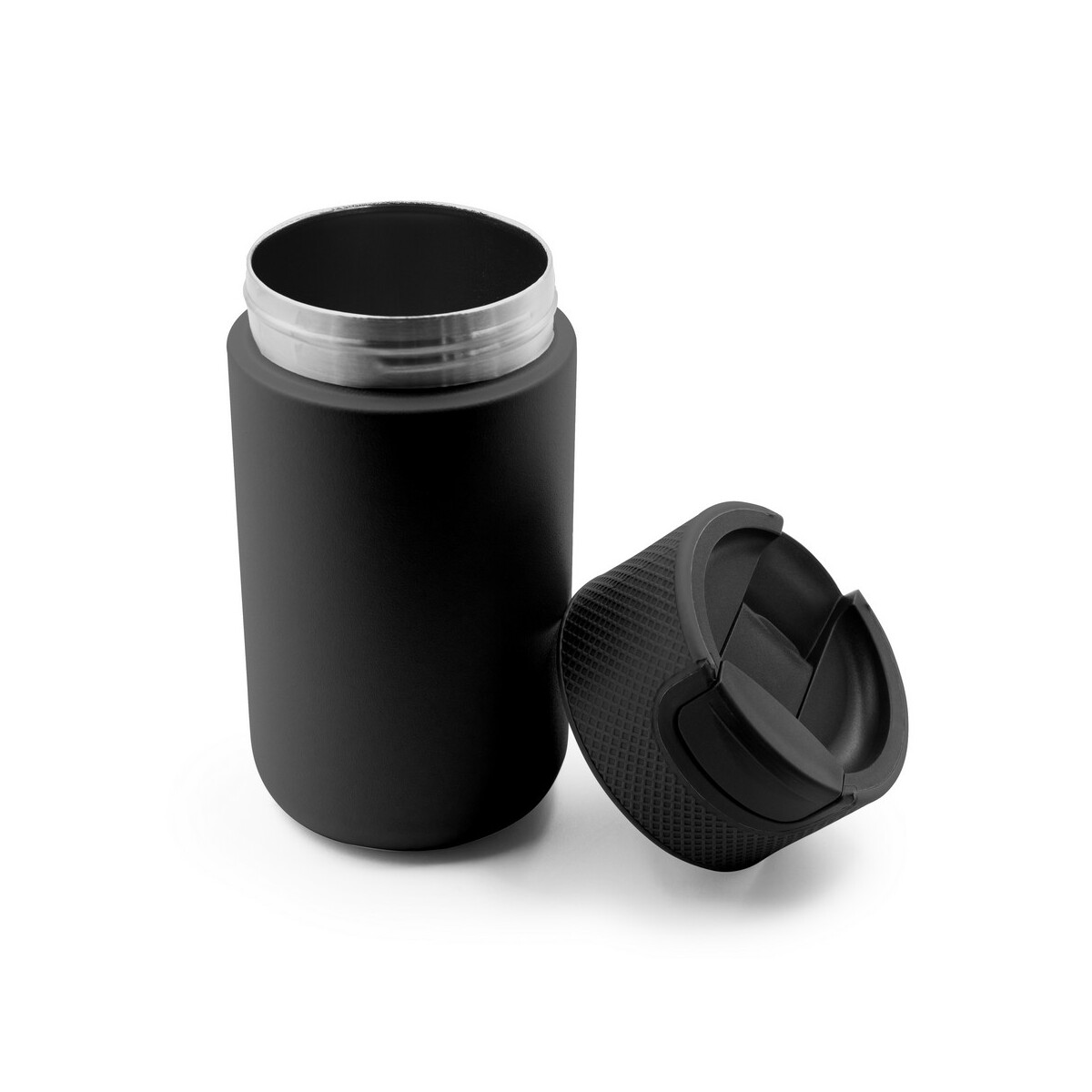 Kubki termiczne z logo – kubek termiczny 400 ml air gifts | raylee – czarny V1167-03_AAA03 Kubek termiczny 400 ml Air Gifts | Raylee - czarny V1167-03_AAA03