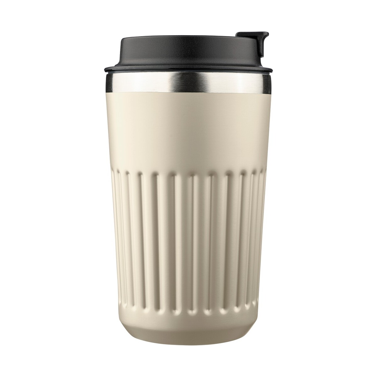 Kubki termiczne z logo – kubek termiczny 400 ml – beżowy VB184-20_ISL01 Kubek termiczny 400 ml - beżowy VB184-20_ISL01