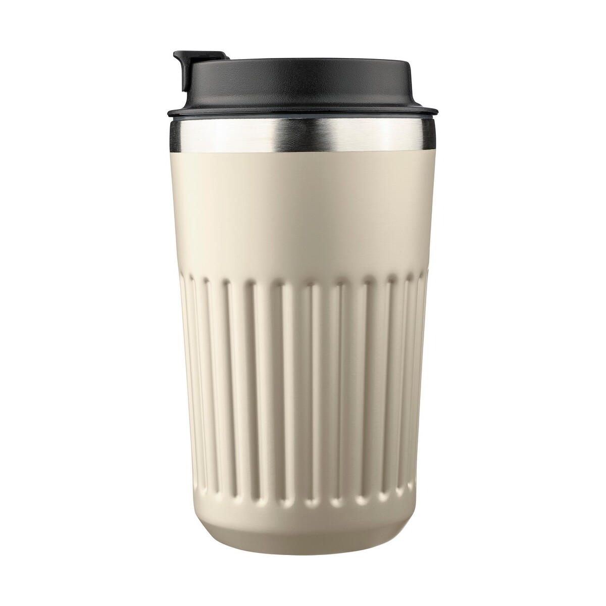 Kubki termiczne z logo – kubek termiczny 400 ml – beżowy VB184-20_ISR01 Kubek termiczny 400 ml - beżowy VB184-20_ISR01