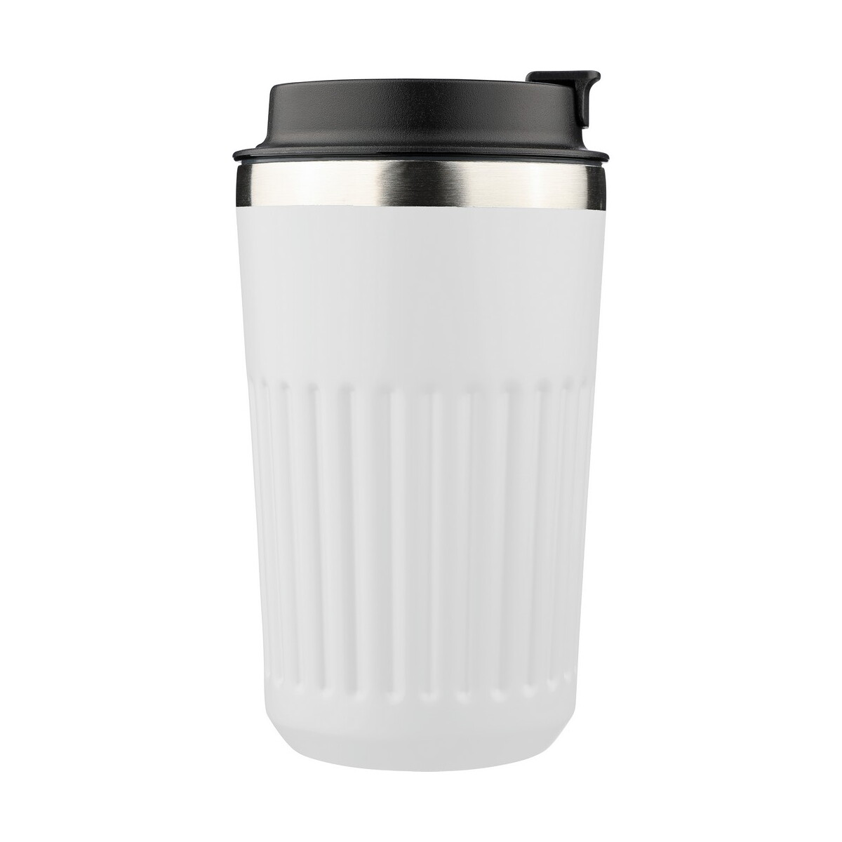 Kubki termiczne z logo – kubek termiczny 400 ml – biały VB184-02_ISL01 Kubek termiczny 400 ml - biały VB184-02_ISL01