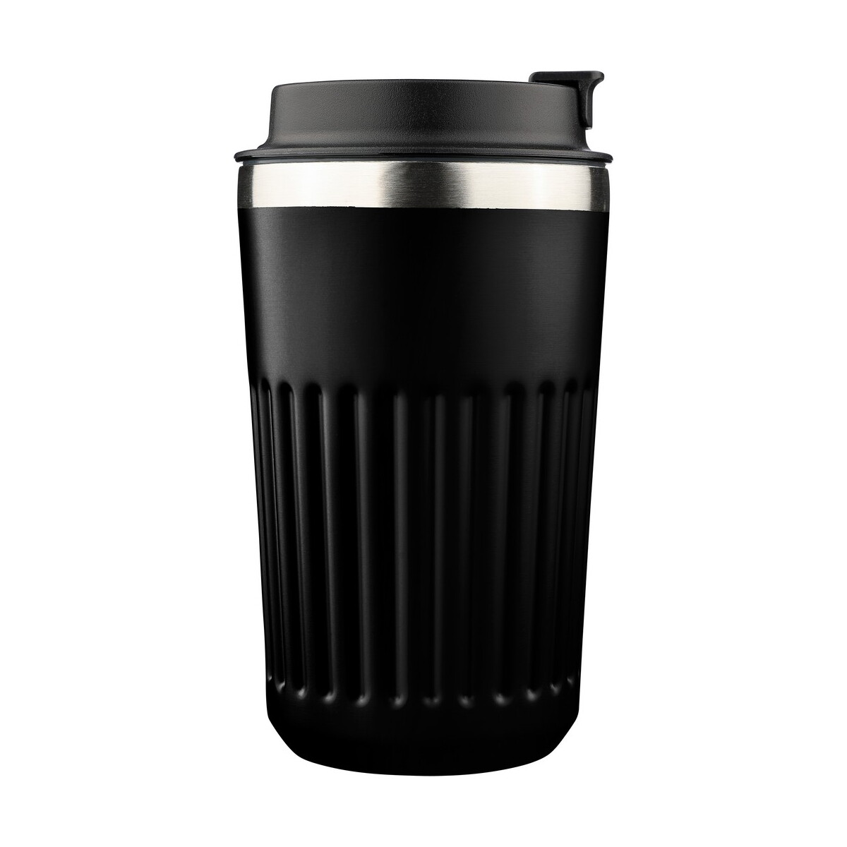 Kubki termiczne z logo – kubek termiczny 400 ml – czarny VB184-03_ISL01 Kubek termiczny 400 ml - czarny VB184-03_ISL01