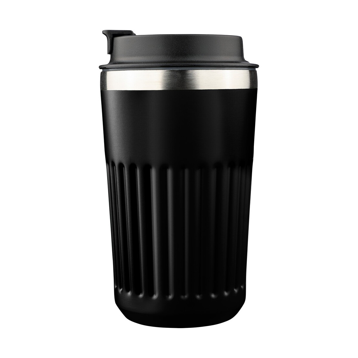 Kubki termiczne z logo – kubek termiczny 400 ml – czarny VB184-03_ISR01 Kubek termiczny 400 ml - czarny VB184-03_ISR01