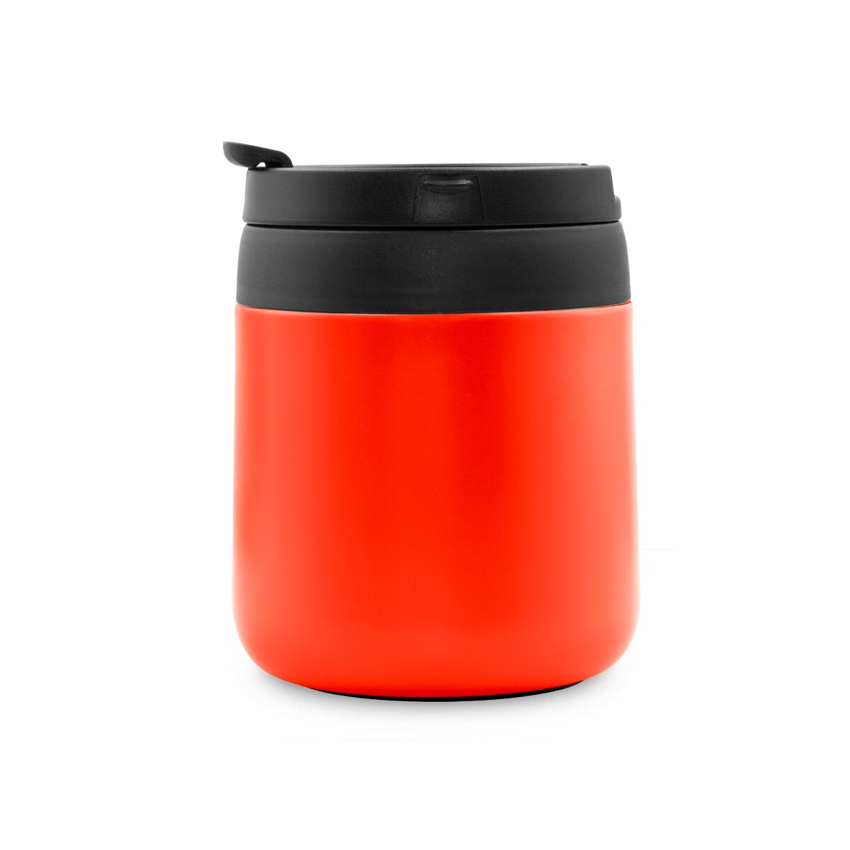 Kubki termiczne z logo – kubek termiczny 400 ml z rączką | wyatt – czerwony V4838-05_ISL01 Kubek termiczny 400 ml z rączką | Wyatt - czerwony V4838-05_ISL01
