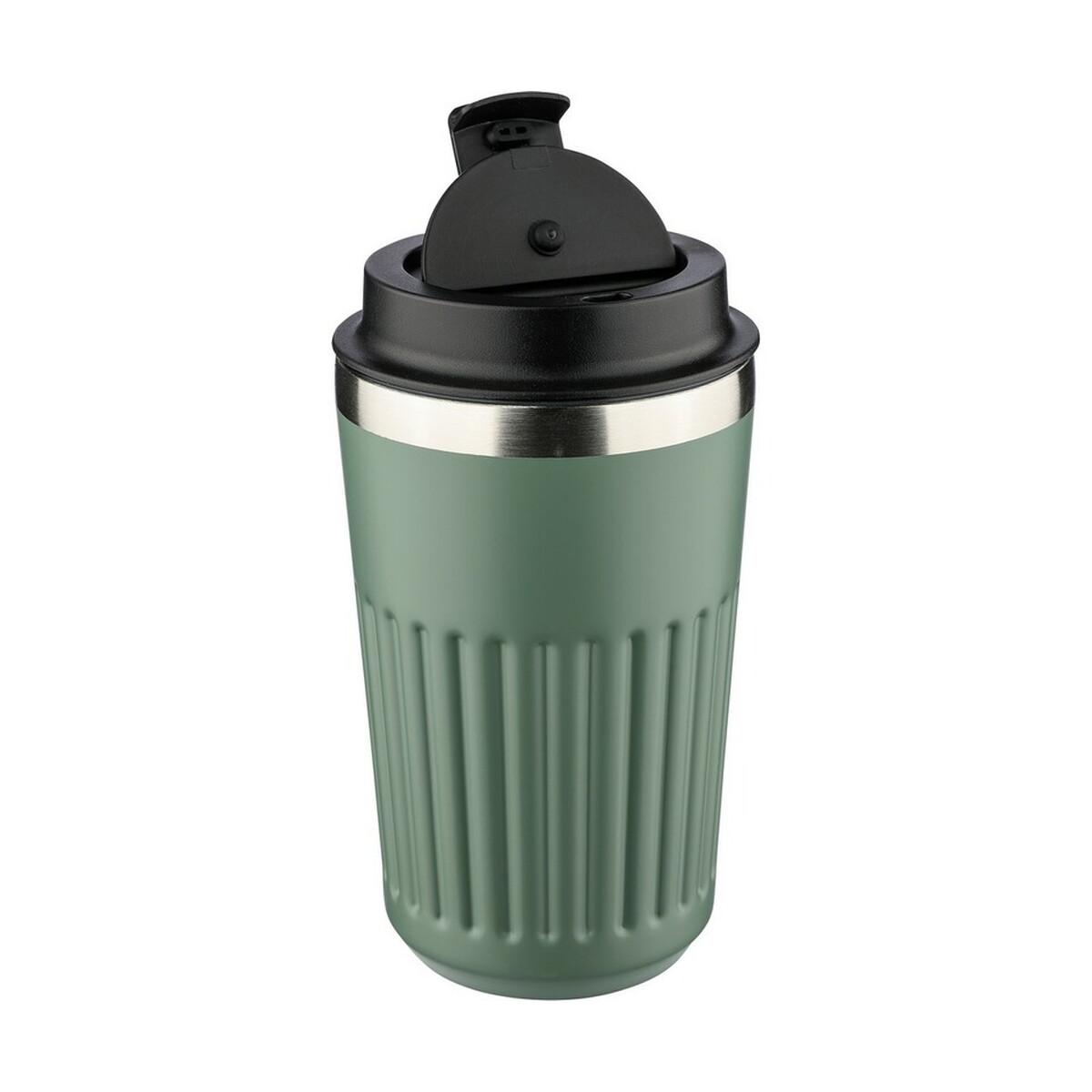 Kubki termiczne z logo – kubek termiczny 400 ml – zielony VB184-06_AAA02 Kubek termiczny 400 ml - zielony VB184-06_AAA02