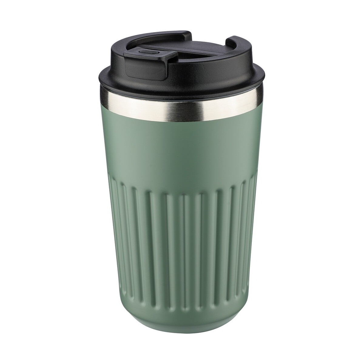 Kubki termiczne z logo – kubek termiczny 400 ml – zielony VB184-06_AAA05 Kubek termiczny 400 ml - zielony VB184-06_AAA05