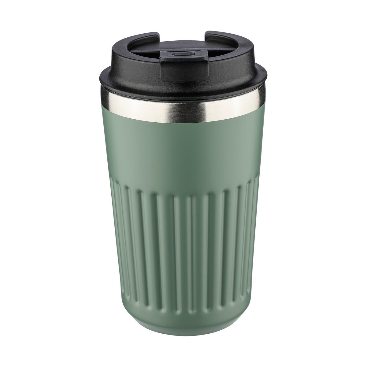 Kubki termiczne z logo – kubek termiczny 400 ml – zielony VB184-06_AAA08 Kubek termiczny 400 ml - zielony VB184-06_AAA08