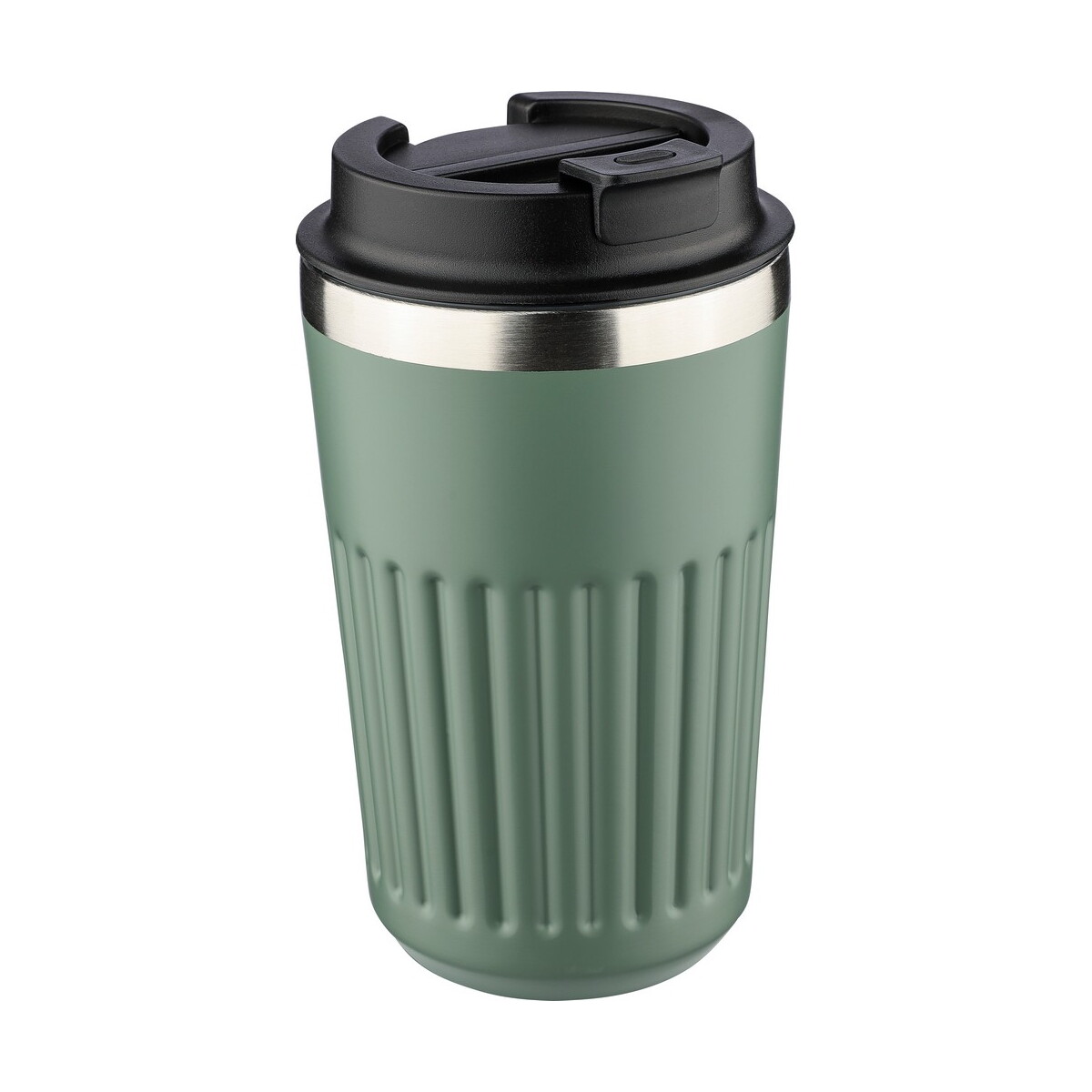 Kubki termiczne z logo – kubek termiczny 400 ml – zielony VB184-06_AAB02 Kubek termiczny 400 ml - zielony VB184-06_AAB02