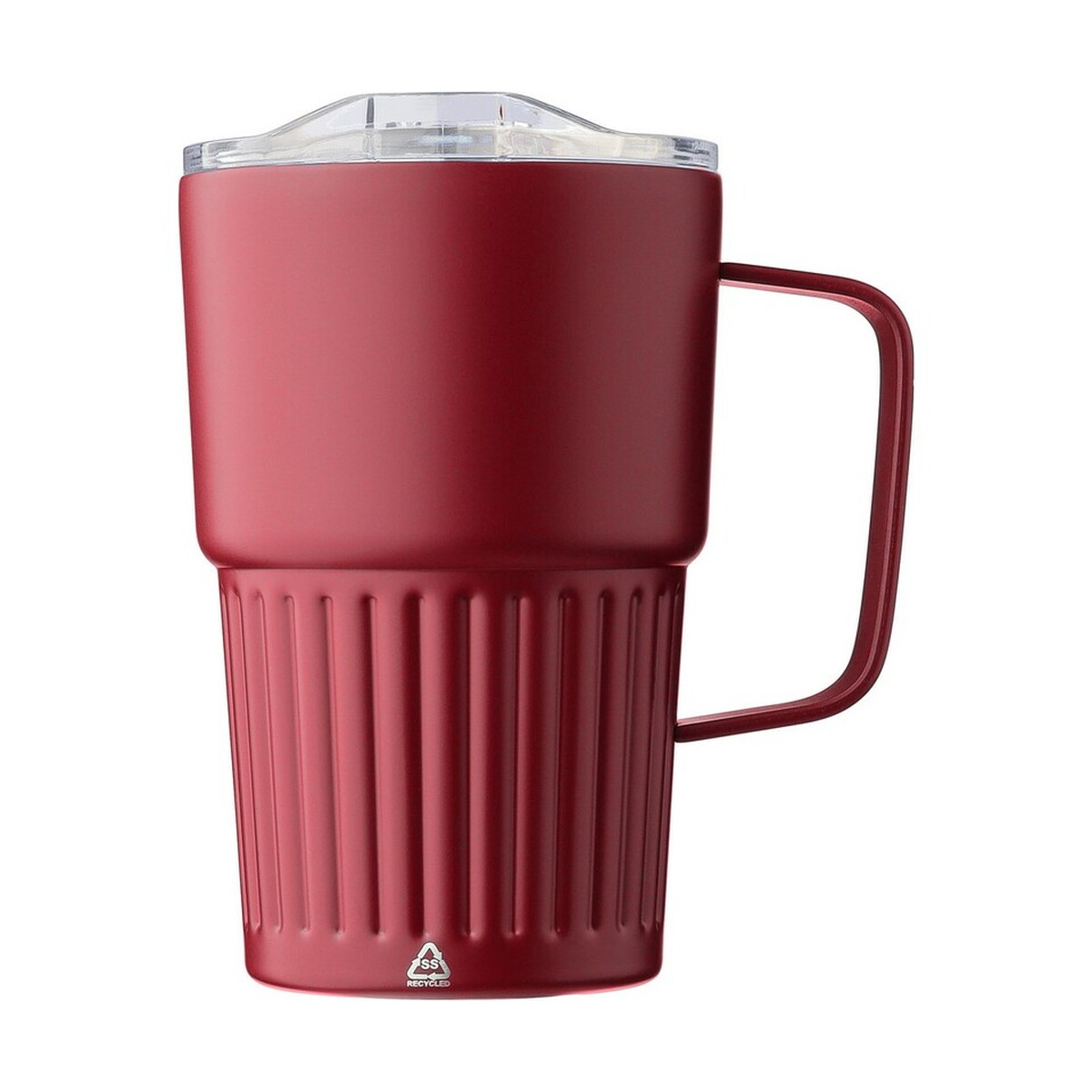 Kubki termiczne z logo – kubek termiczny 450 ml – burgundowy VA281-12_AAB01 Kubek termiczny 450 ml - burgundowy VA281-12_AAB01