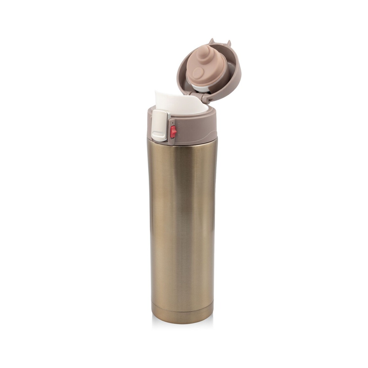 Kubki termiczne z logo – kubek termiczny 450 ml | els – złoty VA932-24_AAA02 Kubek termiczny 450 ml | Els - złoty VA932-24_AAA02