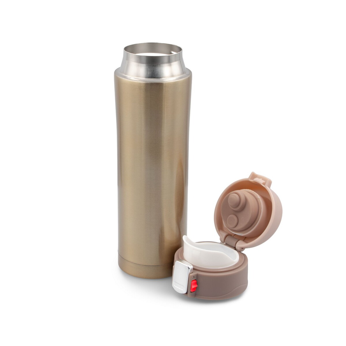 Kubki termiczne z logo – kubek termiczny 450 ml | els – złoty VA932-24_AAA03 Kubek termiczny 450 ml | Els - złoty VA932-24_AAA03